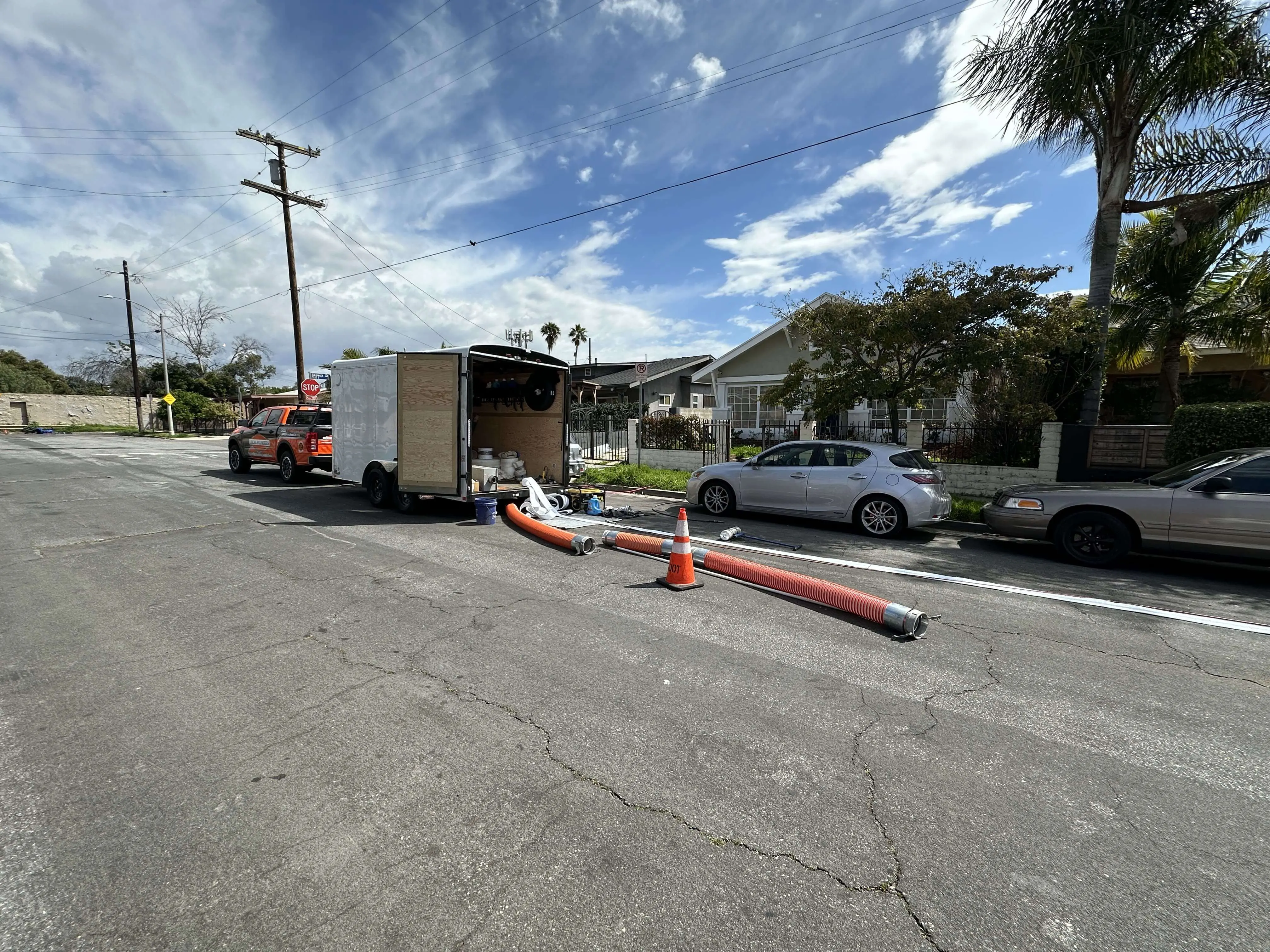 Service Sewer Repair with CIPP Epoxy Liner Local Plumbers