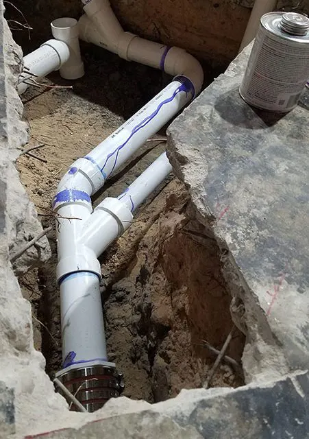 Service Sewer Repair Local Plumber